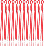 KJML DIY Paracord Keychain 12pcs Paracord Rope Keychain Braided Cord Rope Bag by KJMLDIY