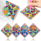 WIVICO 4Pcs Diamond Painting Bookmarks, Diamond Pearl Art Kits by WIVICO
