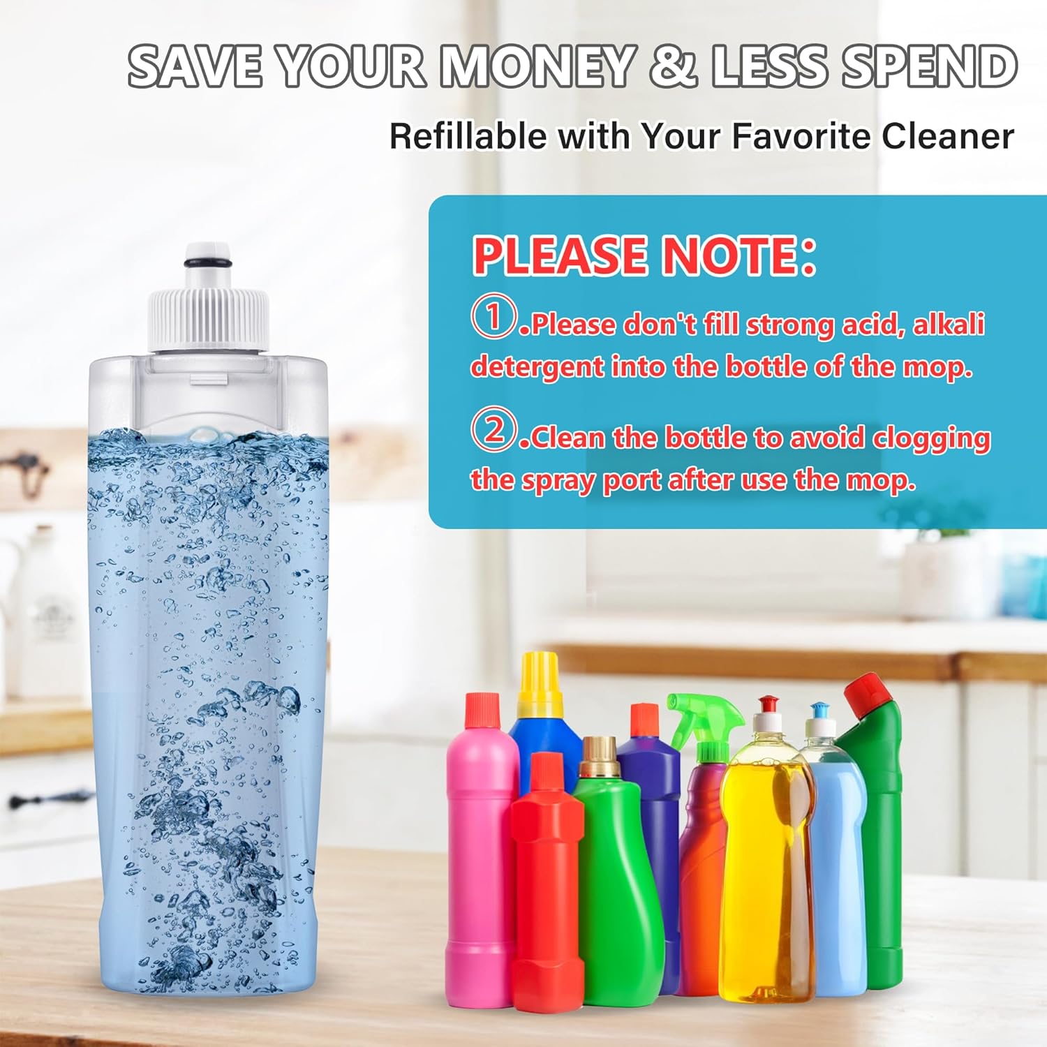 Spray Wet Mops for Hardwood Floors- MEXERRIS Microfiber Dust Dry Mop with 3 Microfiber Washable Pads Hard Wood Floor Mop with Sprayer Commercial Home Use for Wood Floor Laminate Ceramic Tiles