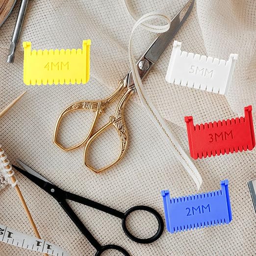 Hand Quilting Gauge Sewing Templates, Edge Ruler, 2mm/3mm/4mm/5mm - Image 6