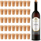 40 Pack Soft Natural Corks, Tapered Cork Plugs by Svalor