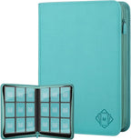 Trading Card Binder with 9 Side Loading Pocket Card Album Hold Up to 540 Cards by MOSLA