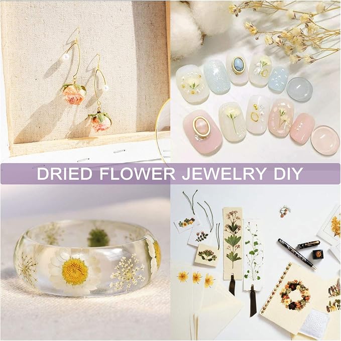 9 Bags Dried Flowers, 100% Natural Dried Flowers Herbs Kit - Image 7