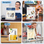 MaxGear Acrylic Sign Holder 8.5" x 11" Acrylic Stands - Image 7