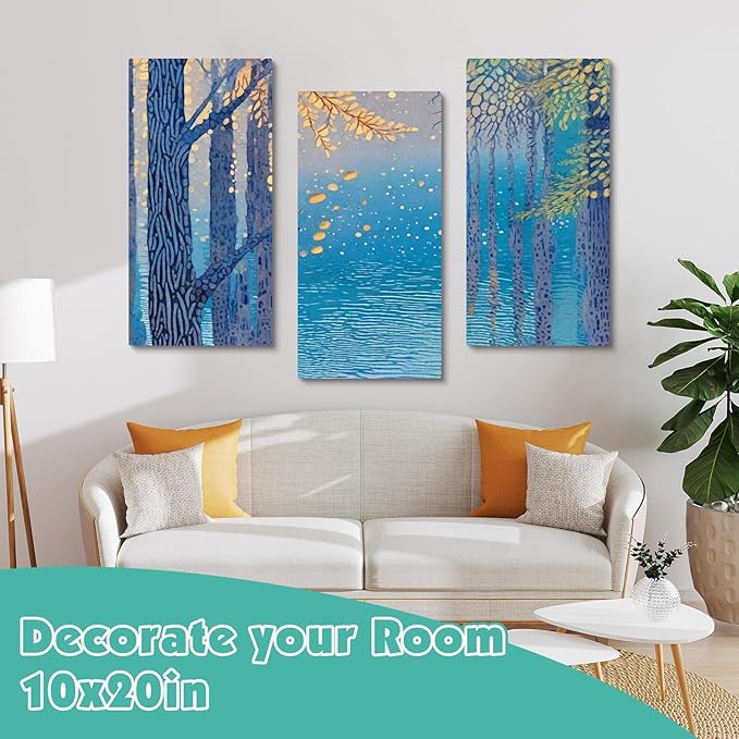 ESRICH Long Canvas for Painting 10x20 Inch, Primed Acid-Free Cotton Rectangular - Image 7