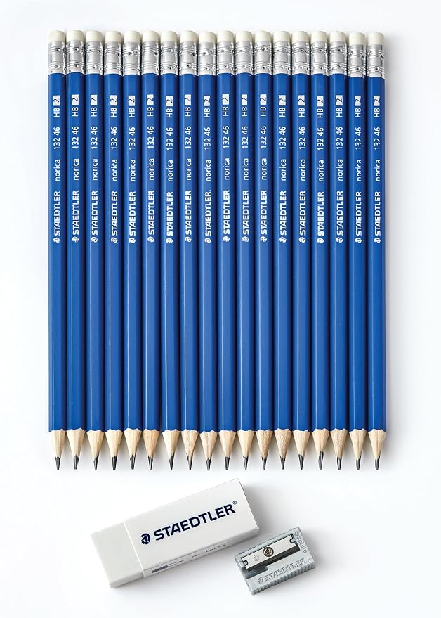 STAEDTLER Norica #2 HB Wood-Cased Pencil Set: 18 Pre-Sharpened Graphite Pencils - Image 2