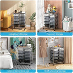 BECOMFORT 15-Drawer Rolling Cart - Image 8