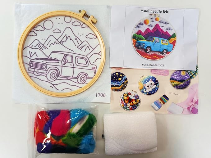 CaptainCrafts DIY Needle Felting Starter Kit - Image 3
