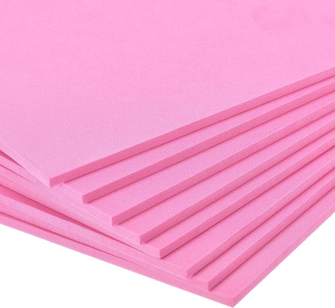 uxcell Pink EVA Foam Sheets 10 x 10 Inch 5mm Thickness - Image 4
