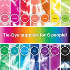 Tulip One Step Tie Dye Kit: Tie Dye Party Supplies, 18 bottles - Image 6