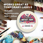 3 Pack White Artist Tape - Image 4