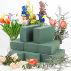 CCINEE 8 Pcs Floral Foam Bricks, Mini Florist Flower Foam Green Blocks Supplies - Image 6