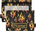 Custom Yellow Orange Fire Flames Pencil Pouch by BOENLE-WELCOMEYOURCOMING