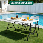 2 Pack Folding Table 5ft - Image 5