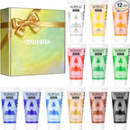 AUREUO Studio Acrylic Paint Set -12 Primary Colors 75ml / 2.5 Fl Oz Tubes by AUREUO