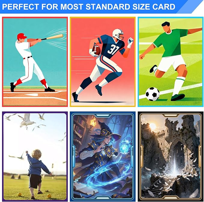 Pink Card Sleeves Fit for MTG, 300 Pieces Standard Card Sleeves for Trading - Image 7