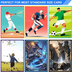 Pink Card Sleeves Fit for MTG, 300 Pieces Standard Card Sleeves for Trading - Image 7