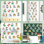 60pcs Dinosaur Theme DIY Cutouts Dinosaur Bulletin Board Decoration Set Cute - Image 7
