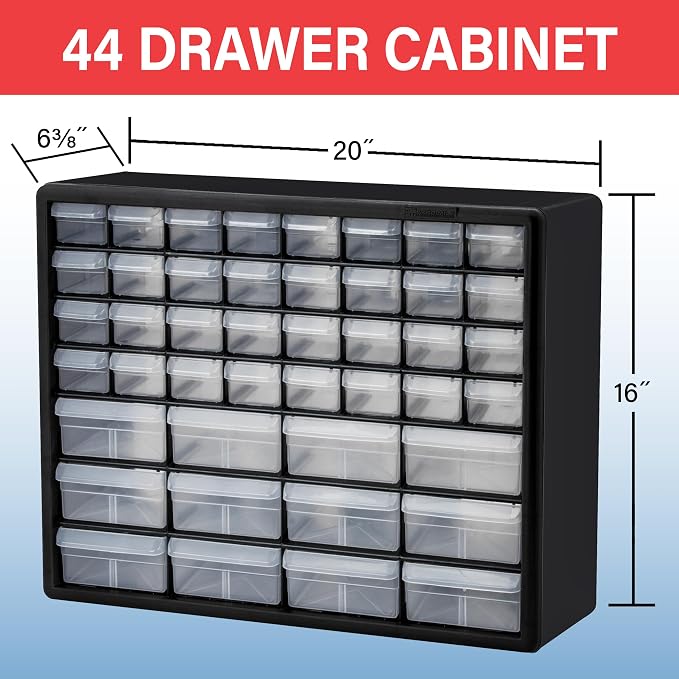 Akro-Mils 44-Drawer Plastic Drawer Storage Cabinet - Image 3