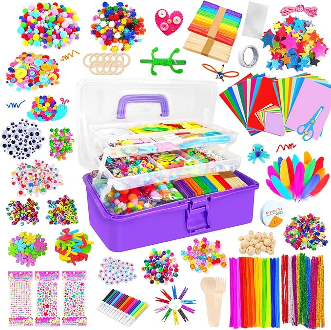 Itopstar 3000+ Kids Arts and Crafts Supplies by ArtandCraft