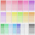 2800 Pcs Self Adhesive gems Stickers by cridoz