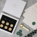 UNIQOOO 6 Pcs Wax Seal Stamp Set, Floral Stamps Botanical Sealing Stamper Kit - Image 2