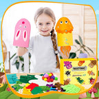 WATINC 12Pcs Hand Puppet Making Kit, Art Craft Felt Sock Puppet Toys, Creative - Image 5