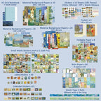 Scrapbooking Supplies Kit Plus 480Pcs, Vintage Van Gogh Oil Painting Aesthetic - Image 2