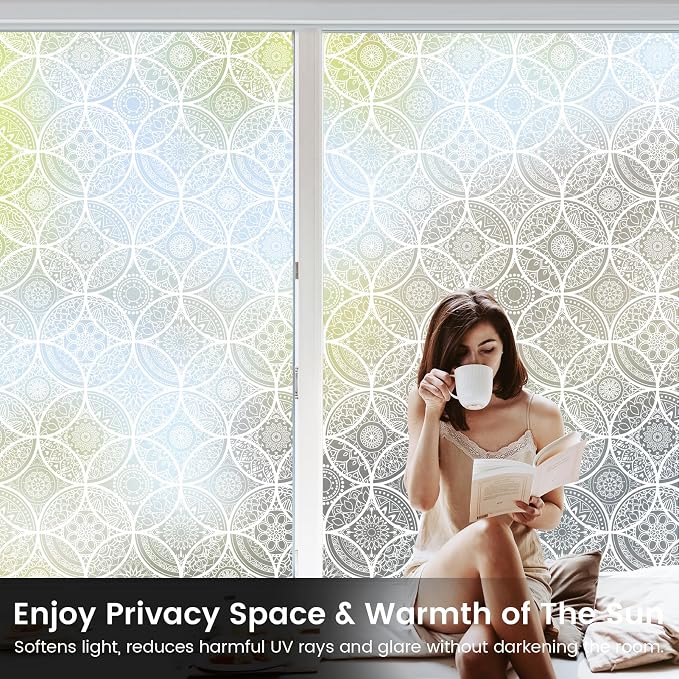 DKTIE Bohemian Decor Stained Glass Window Film - Image 5