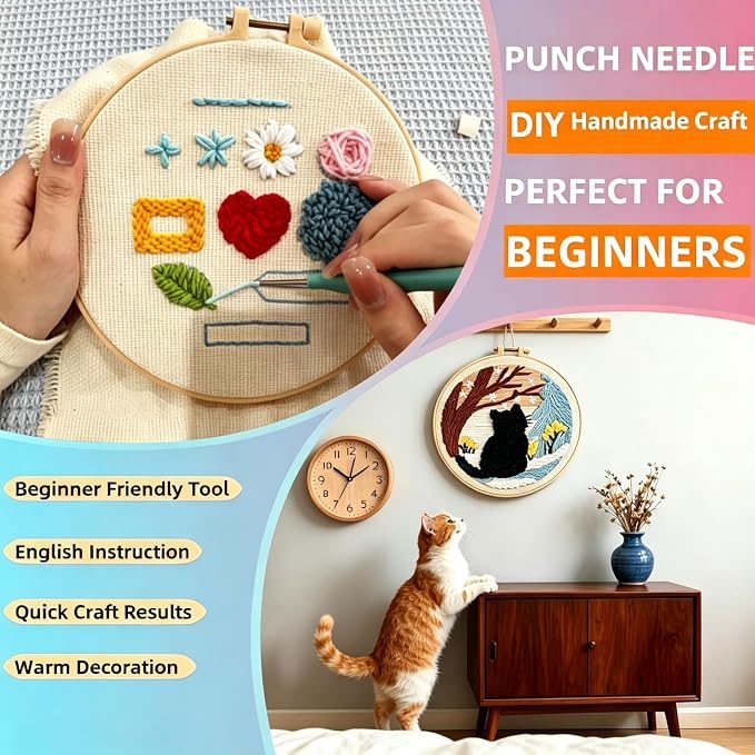 DIY Punch Needle Kits Horse - Image 3