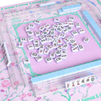 TIASUSAN Purple and Green Mahjong Mat - Image 5