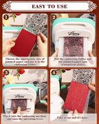 FIVEIZERO 8 Pcs Embossing Folders - Image 4