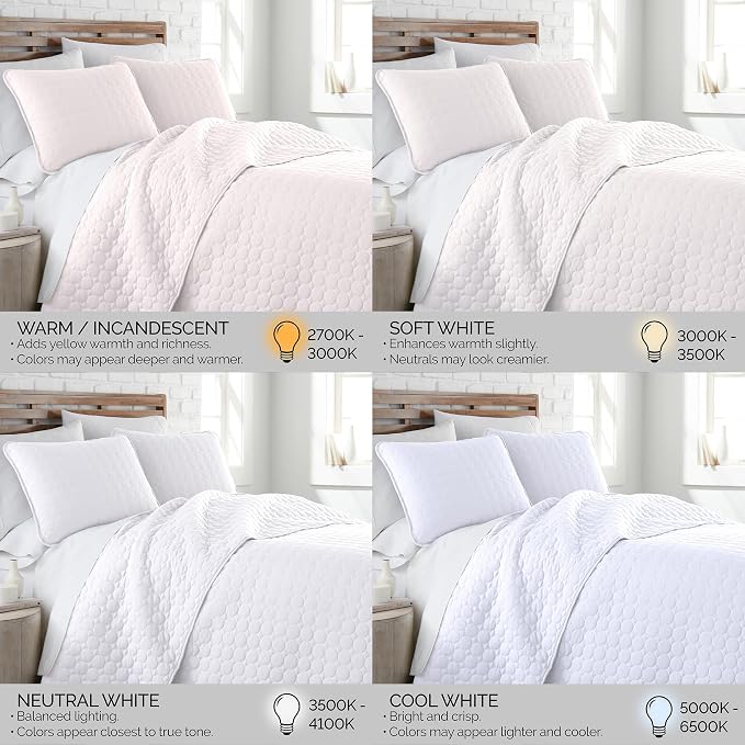 Southshore Fine Living, Inc. King Size White Quilt Bedding Set - Image 8