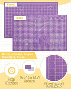 Thickened 18"x12" Self Healing Cutting Mat, Idemeet Rotary Cutting Sewing Mat - Image 4