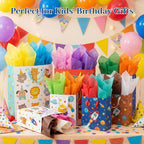 Shindel 330 Sheets Tissue Paper, 14x10 Inch Multicolor Wrapping Paper Bulk - Image 2