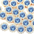 200 PCS 12MM Crystal Glass Sew on Rhinestones Jewels Gems by Unknown