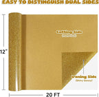 Glitter Golden HTV - Image 2