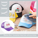Hercicy 12 DIY Trucker Hats Kit, Sublimation Blank Baseball Caps - Image 4