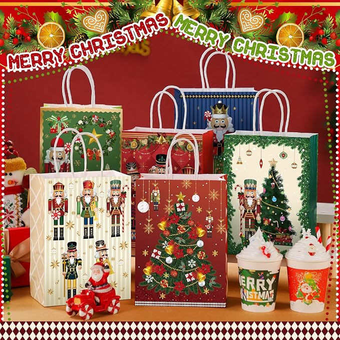 Kolldenn 48 Pcs Christmas Nutcracker Party Favors Bags Bulk Christmas - Image 3