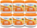 Bright Air 14 oz. Super Odor Eliminator, For Medium-Size Spaces, Mandarin Orange and Fresh Lemon Scent, Case of 6, Air Freshener, Natural Essential Oils, Lasts Up to 90 Days Each