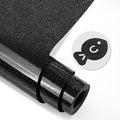 Black Glitter HTV Heat Transfer Vinyl, Glitter Iron on Vinyl Roll 10" x 8ft | by MEVOREW