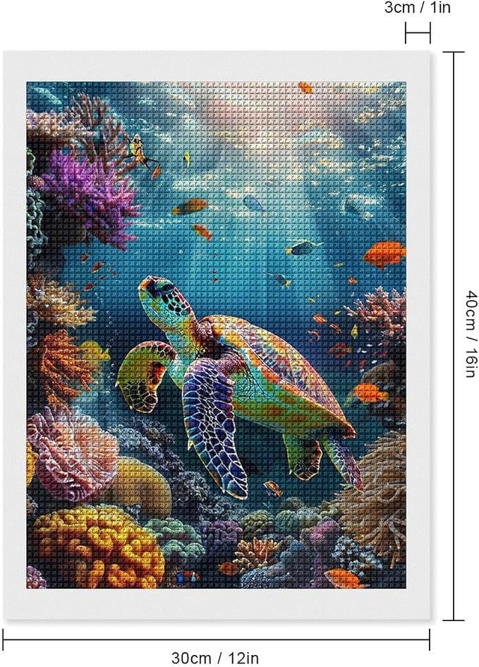 Naykow Sea Turtle Diamond Painting Kit 5D DIY Crafts - Image 5