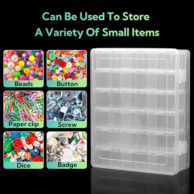 Plastic Storage for 210 Dice, Dice Display Case - Image 3