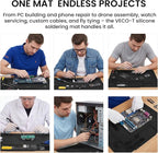 Silicone Soldering Mat with Soldering Stand, Heat Resistant 932°F, Large 20x14 - Image 7