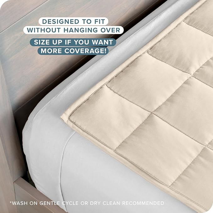 Bare Home Weighted Blanket Queen Size 17lb - Image 3