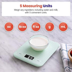 Etekcity Food Kitchen Scale, Digital Grams and Ounces, Medium | Tare function - Image 3