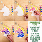 Creative Roots Mosaic Unicorn Stepping Stone, Includes 7-Inch Ceramic Stone & 6 - Image 5