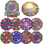 ijbnhd Mandala Diamond Painting Coasters Kit by ijbnhd