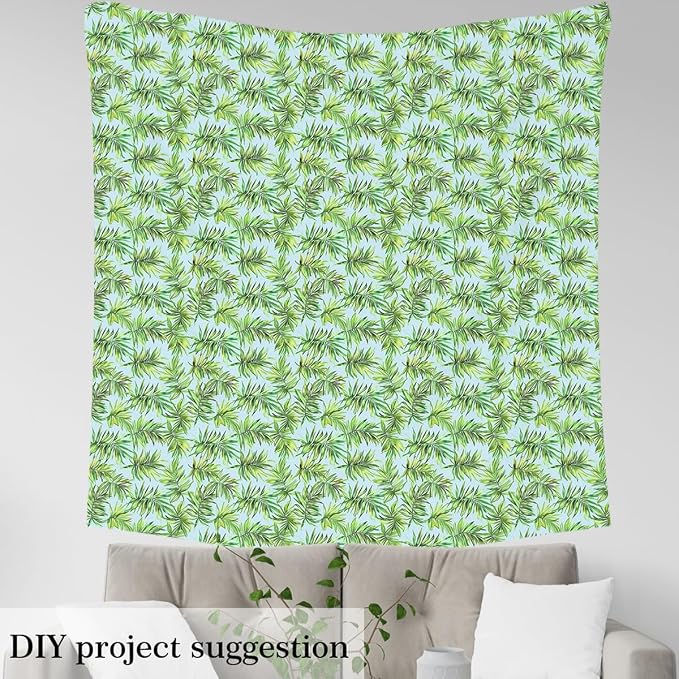 Feelyou Tropical Upholstery Fabric by The Yard, Summer Palm Tree Decorative - Image 3