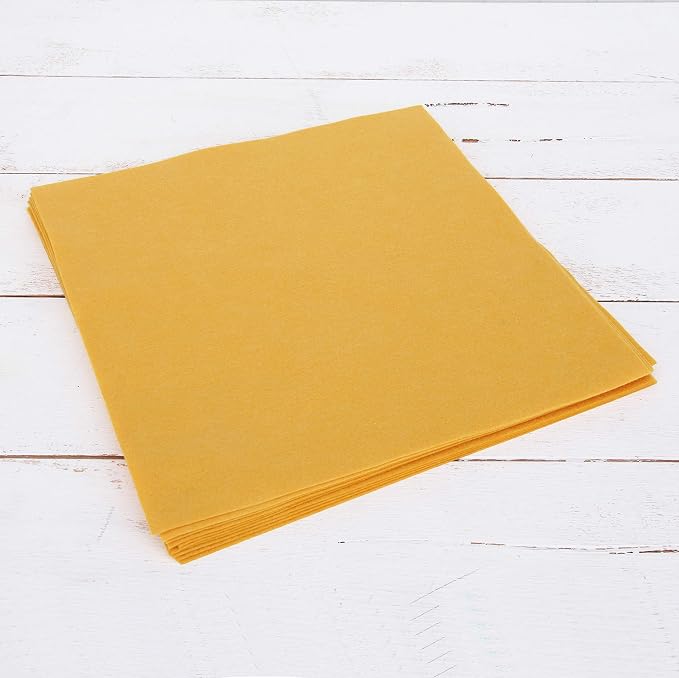 Threadart Gold Premium Felt Sheets by ThreadArt